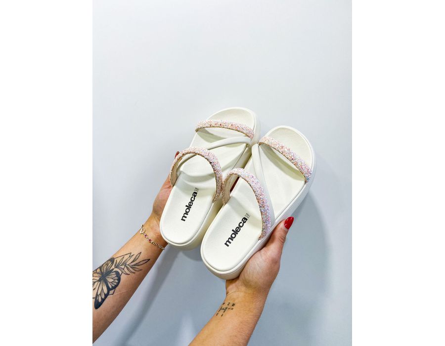 Flat Cindy BRANCO - 0000820014 - Morena Brasil Shoes