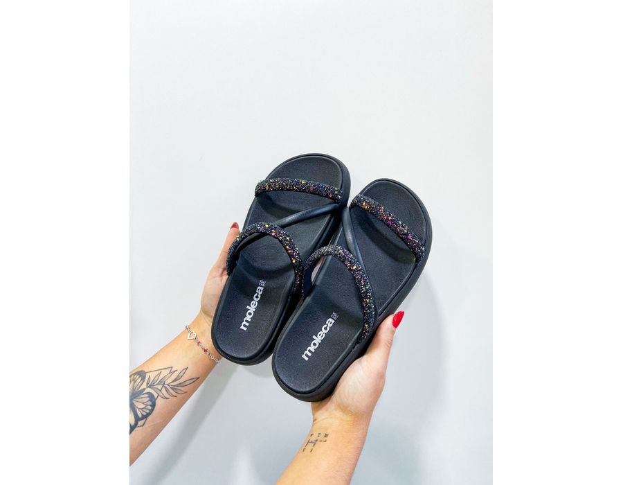 Flat Cindy PRETO - 0000820001 - Morena Brasil Shoes