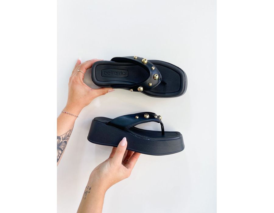 Flat Diana PRETO - 0004390001 - Morena Brasil Shoes