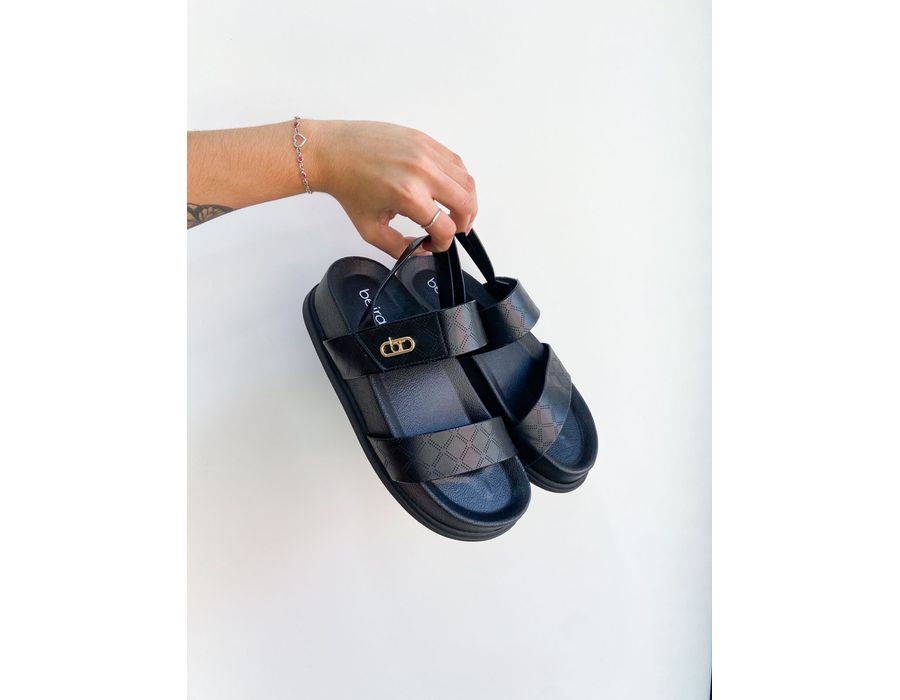 Papete Maia PRETO - 0004380001 - Morena Brasil Shoes