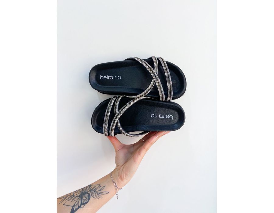 Flat Stella PRETO - 0004370001 - Morena Brasil Shoes