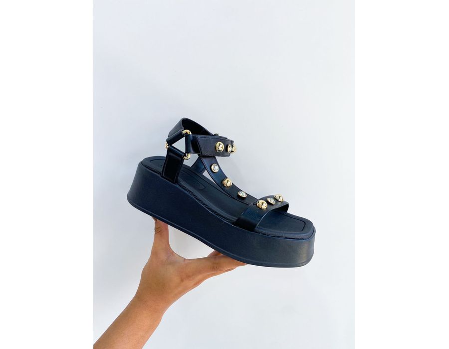 Papete Nicole PRETO - 0004690001 - Morena Brasil Shoes