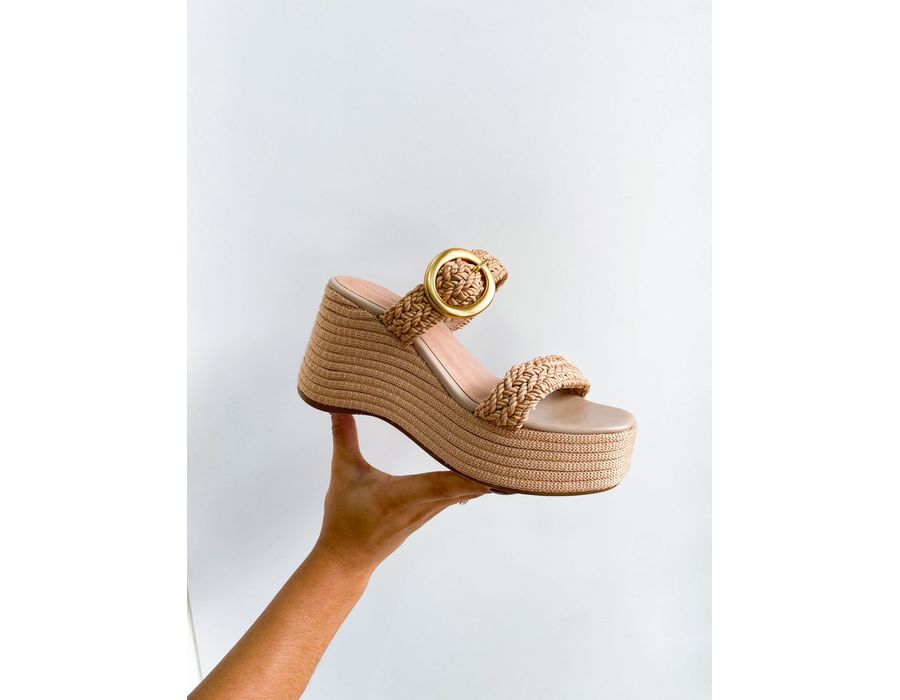 Tamanco Yasmin BEGE - 0004840008 - Morena Brasil Shoes