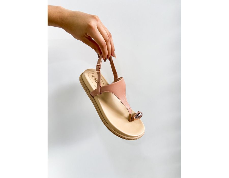 Flat Alicia BEGE - 0004860008 - Morena Brasil Shoes
