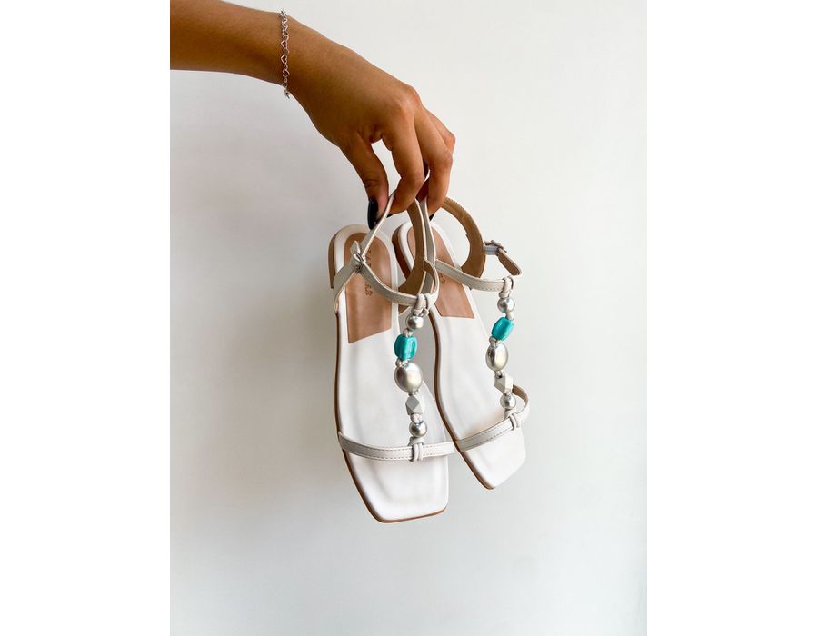 Rasteirinha Samara OFF WHITE - 0005060002 - Morena Brasil Shoes