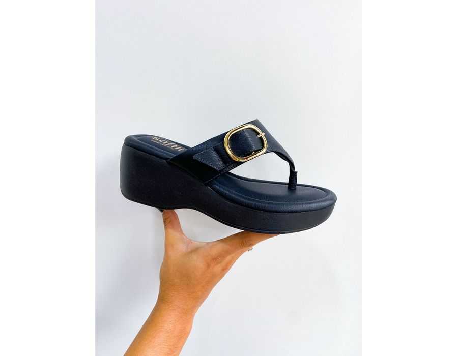 Tamanco Priscila PRETO - 0005220001 - Morena Brasil Shoes