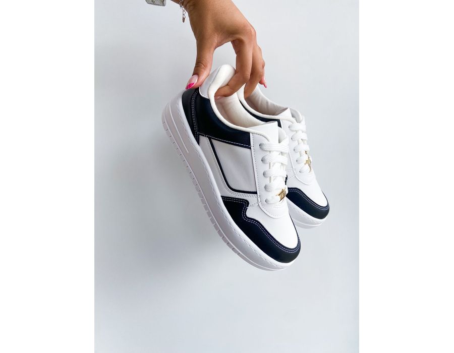 Tenis Jady PRETO/BRANCO - 0005600039 - Morena Brasil Shoes