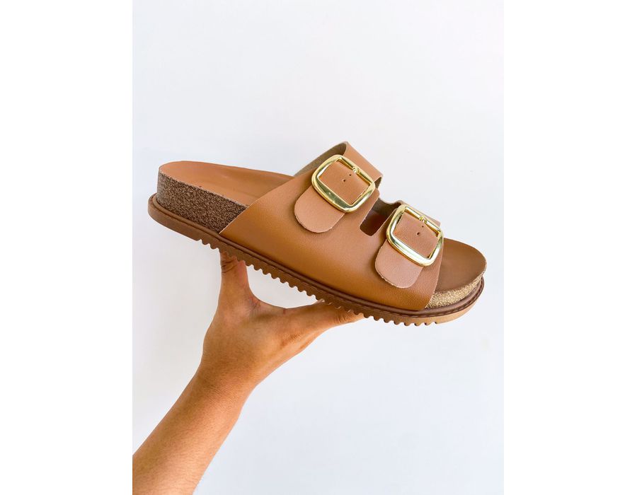 BIRKEN NEIDE CARAMELO - 0001570011 - Morena Brasil Shoes