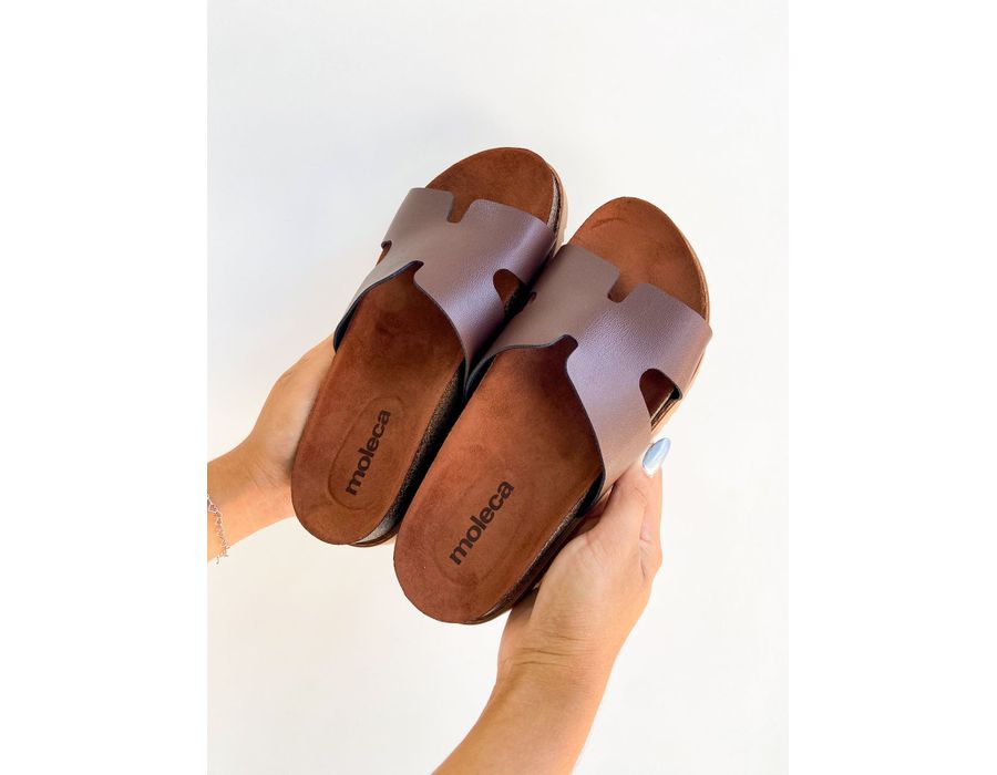 Flat Zana MOCHA MOUSSE - 0005700056 - Morena Brasil Shoes