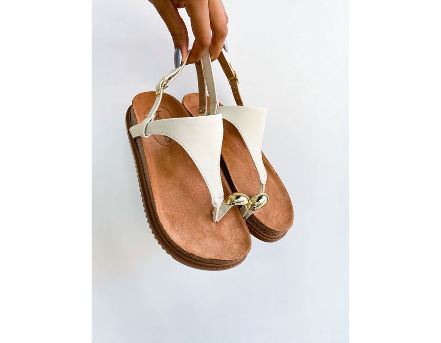 Papete Sol OFF WHITE - 0005740002 - Morena Brasil Shoes