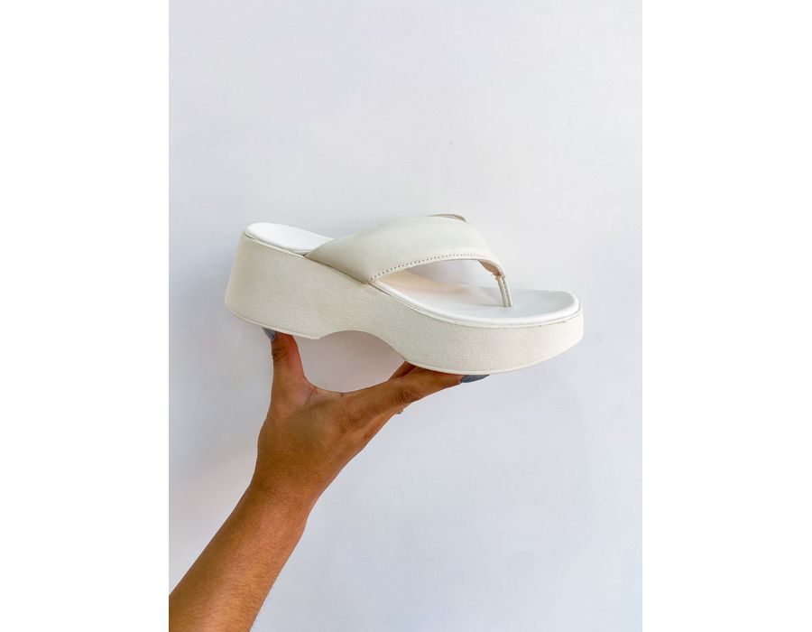 Tamanco Lais OFF WHITE - 0005750002 - Morena Brasil Shoes