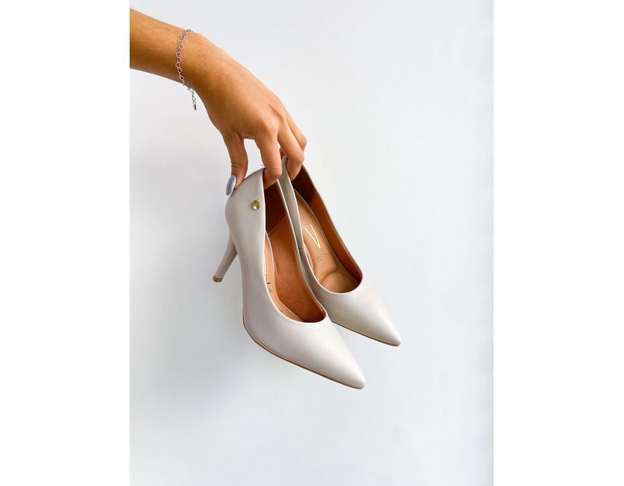 SCARPIN RENATA CINZA - 0000090021 - Morena Brasil Shoes