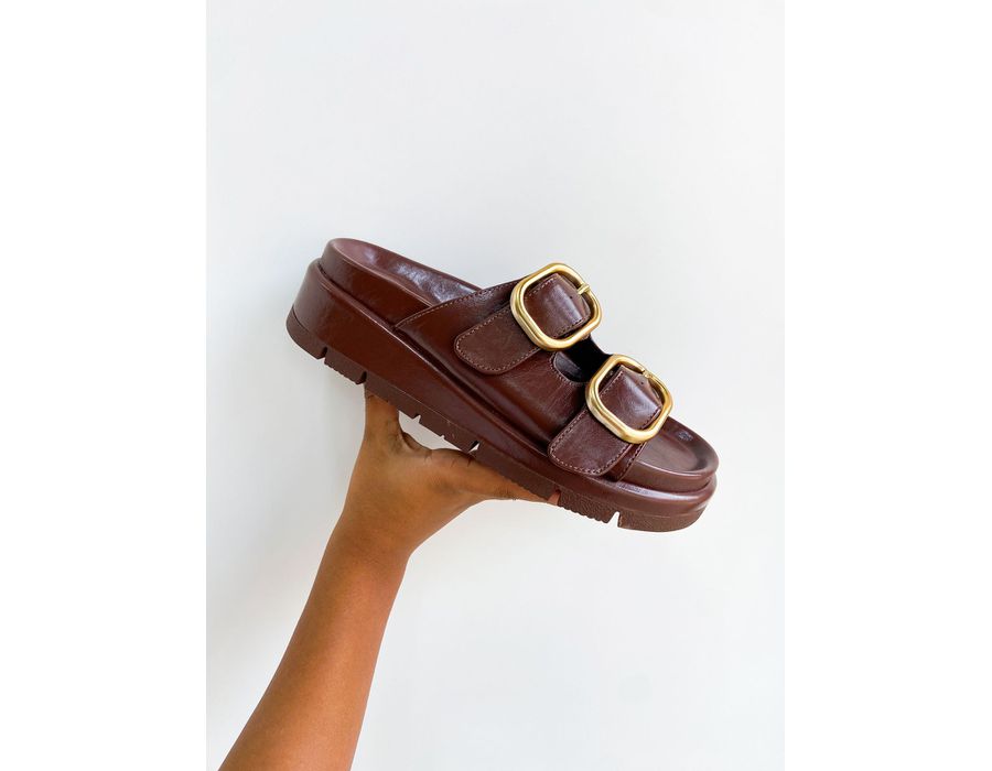 Birken Liz MARROM - 0006160010 - Morena Brasil Shoes