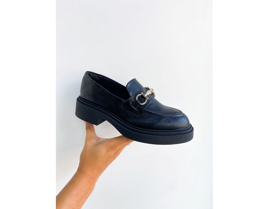 Mocassim Scarlett PRETO - 0006020001 - Morena Brasil Shoes