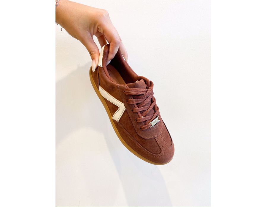 Tenis Stella MARROM CAMURÇA - 0005780067 - Morena Brasil Shoes