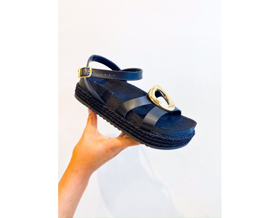 Papete Luiza PRETO - 0006900001 - Morena Brasil Shoes