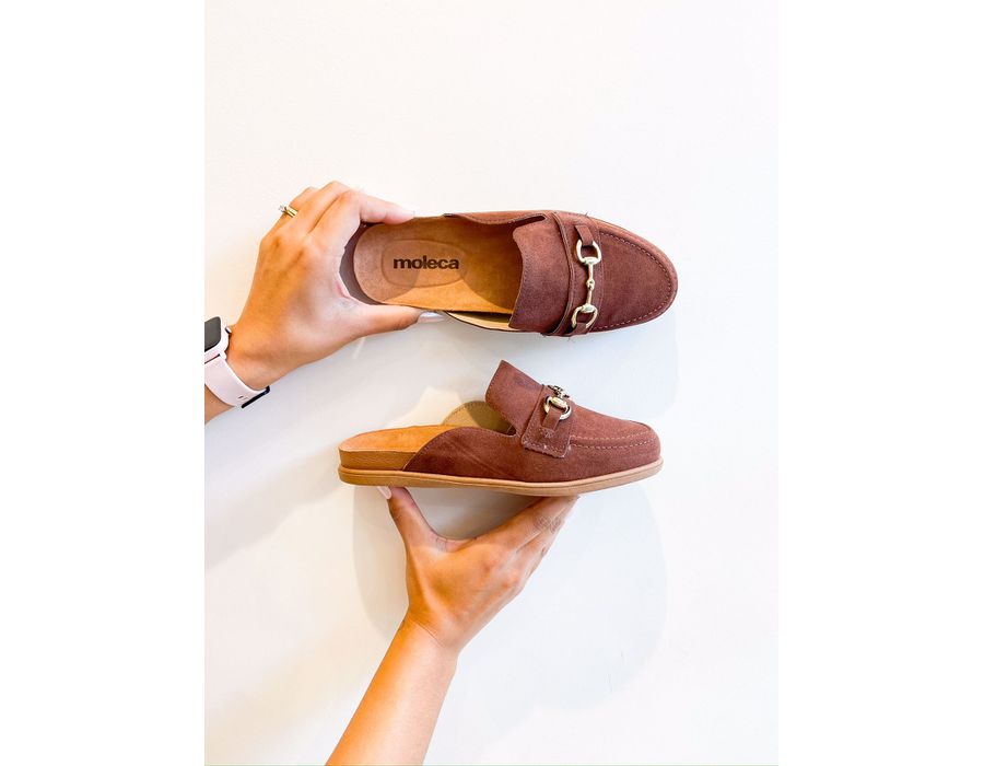 Mule Alice MARROM - 0006930010 - Morena Brasil Shoes