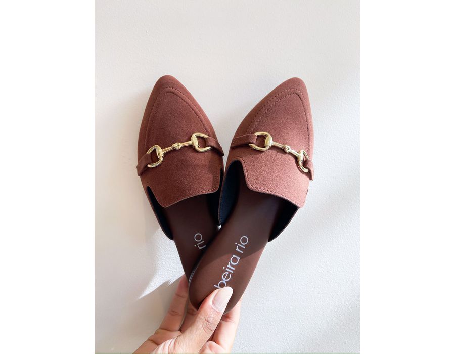 Mule Agata MARROM - 0007000010 - Morena Brasil Shoes