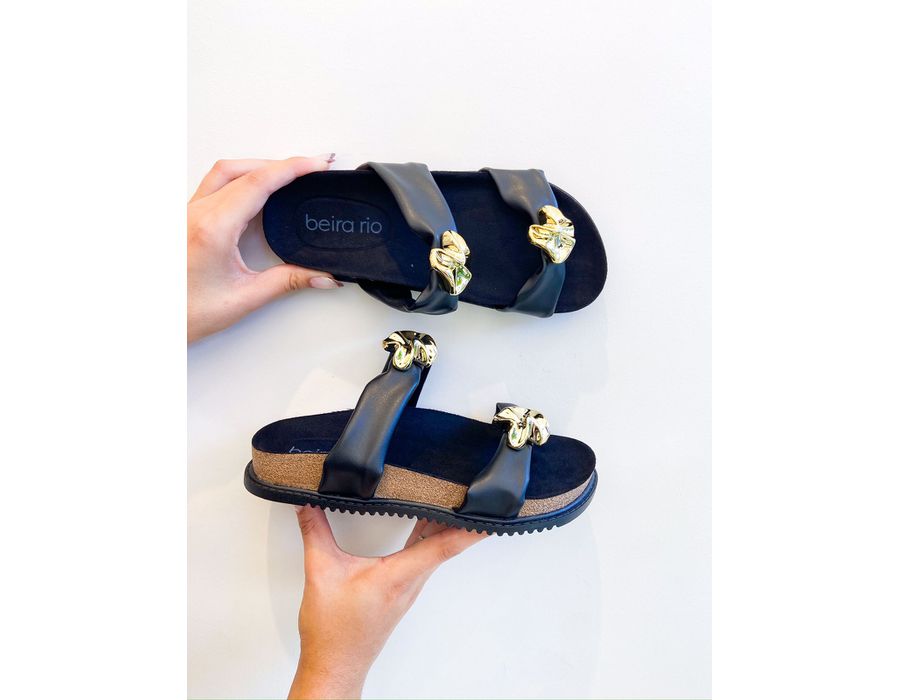 Flat Barbara PRETO - 0007020001 - Morena Brasil Shoes