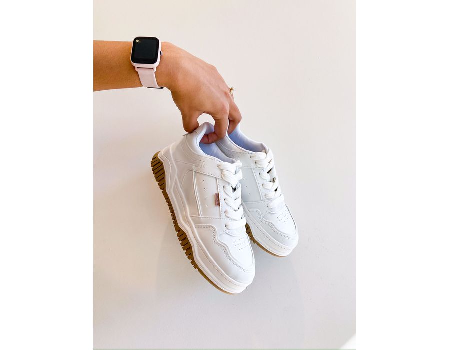 Tenis Jhesy BRANCO - 0007270014 - Morena Brasil Shoes