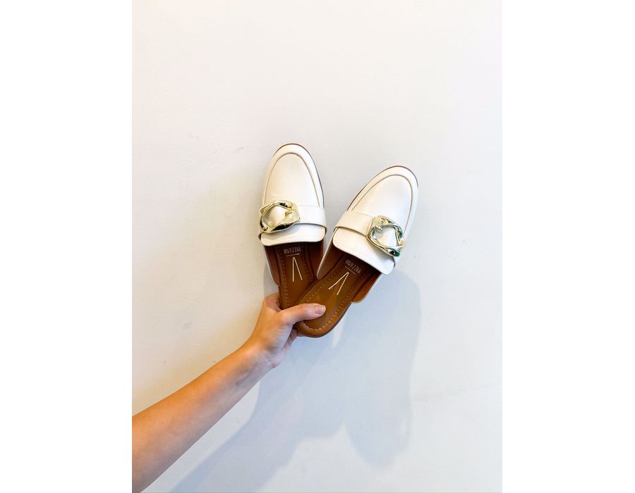 Mule Kayla OFF WHITE - 0007380002 - Morena Brasil Shoes