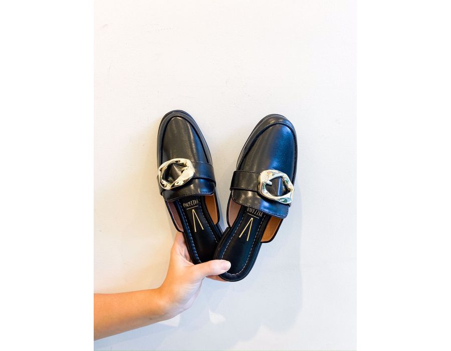 Mule Kayla PRETO - 0007380001 - Morena Brasil Shoes