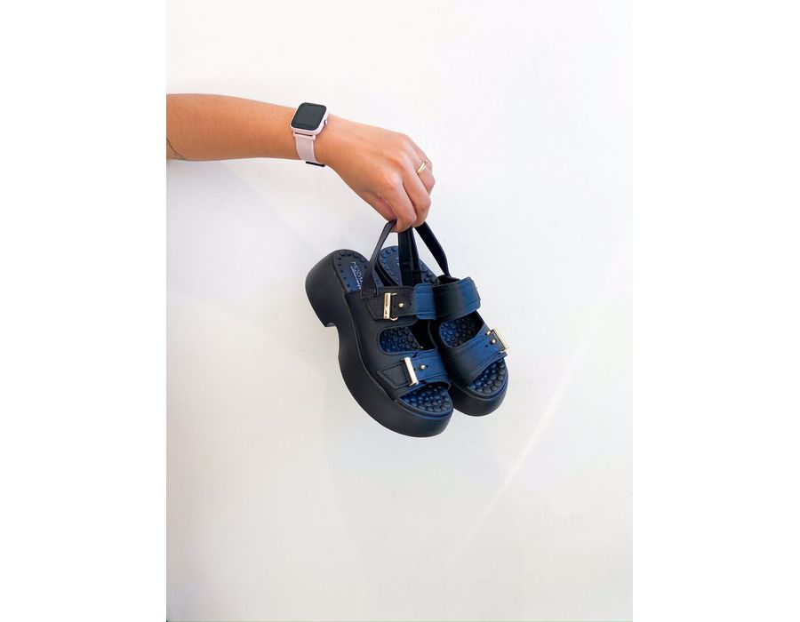 Papete Flavia PRETO - 0007770001 - Morena Brasil Shoes