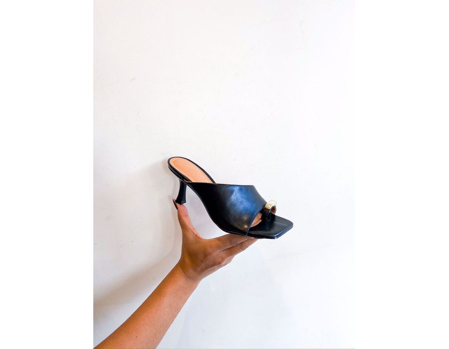 Tamanco Athena PRETO - 0007750001 - Morena Brasil Shoes