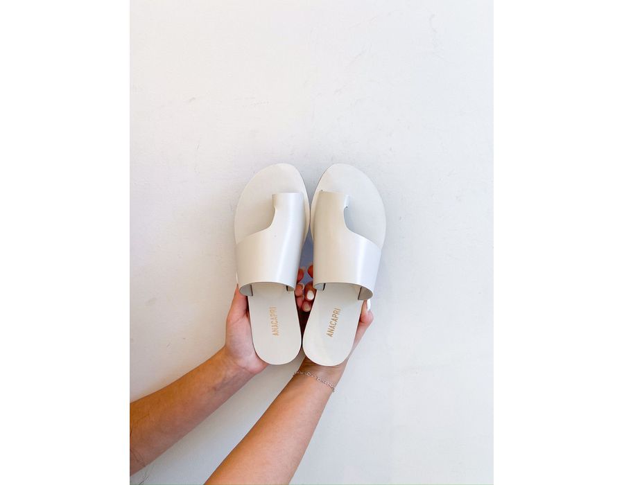 Rasteirinha Iana OFF WHITE - 0007520002 - Morena Brasil Shoes