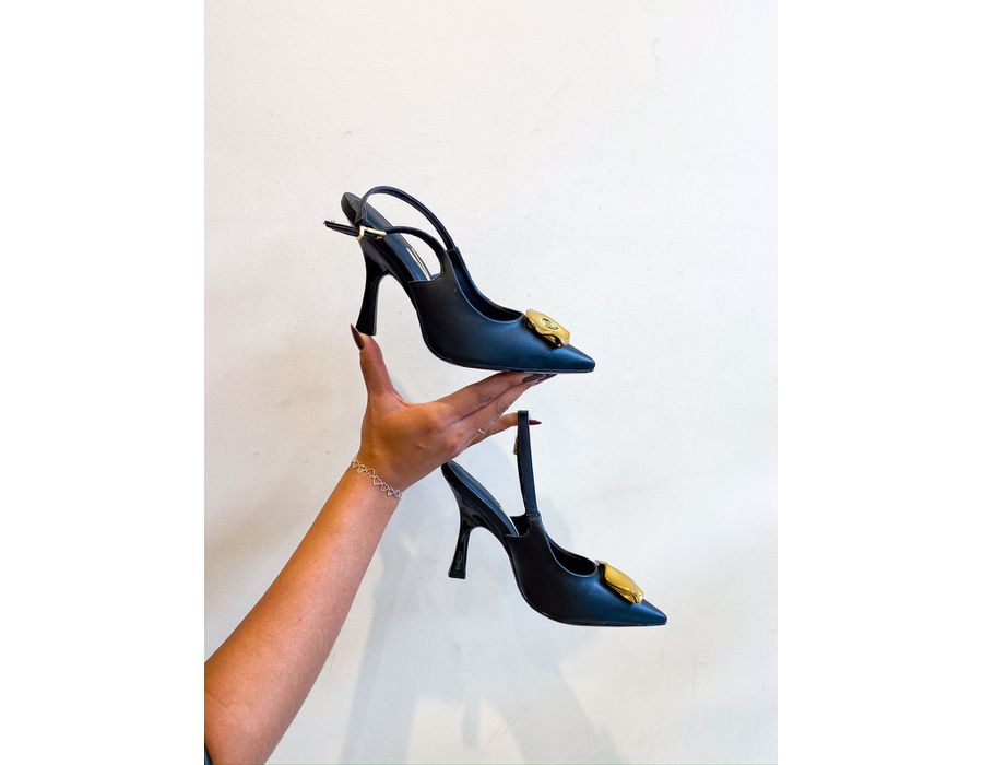Scarpin Selena PRETO - 0007730001 - Morena Brasil Shoes