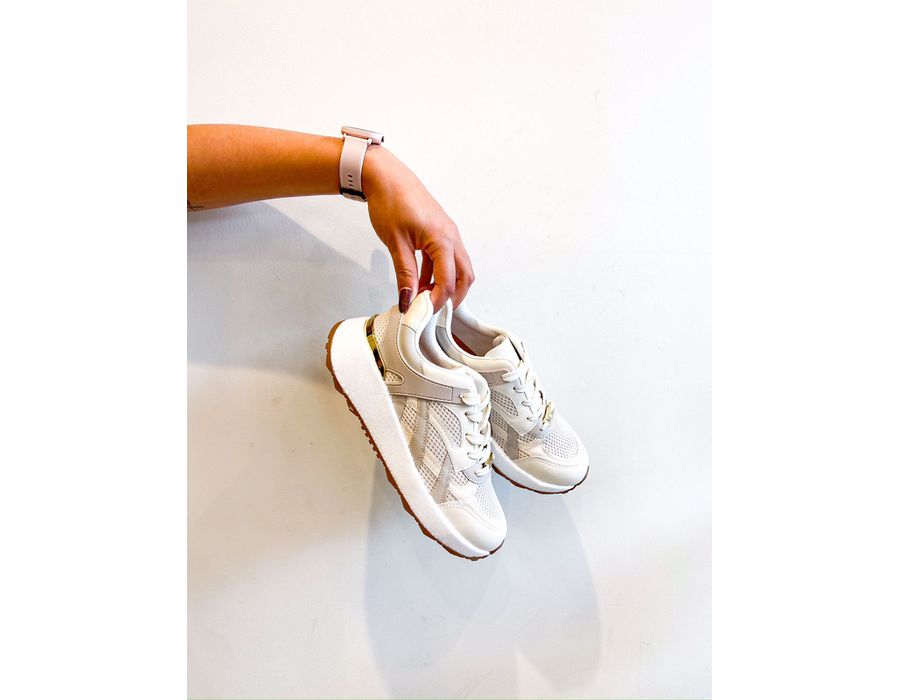 Tenis Carina OFF WHITE - 0007710002 - Morena Brasil Shoes