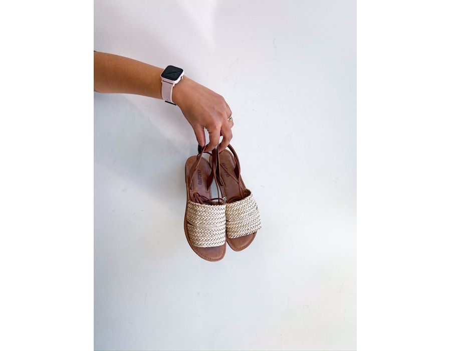 Sandalia Kiara BEGE - 0007250008 - Morena Brasil Shoes