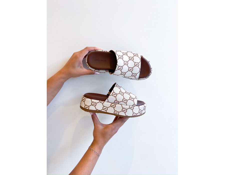 Flat Ariele OFF,MARROM - 0007910052 - Morena Brasil Shoes