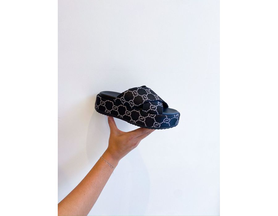Flat Frida PRETO,CINZA - 0007900091 - Morena Brasil Shoes