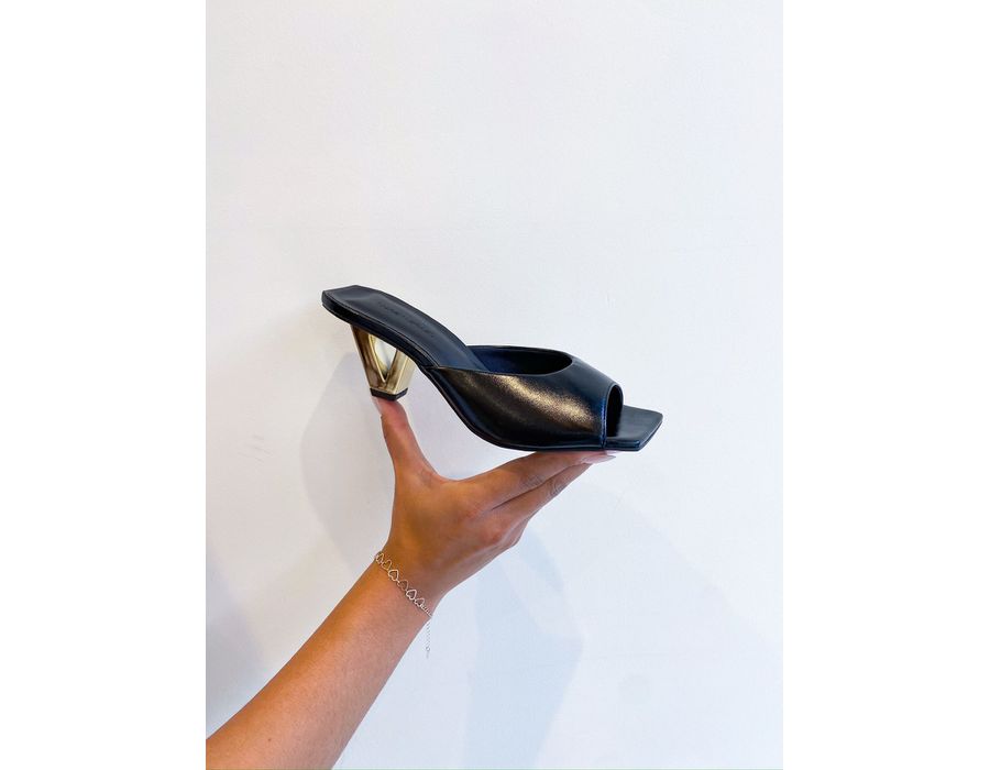 Tamanco Iara PRETO - 0007870001 - Morena Brasil Shoes