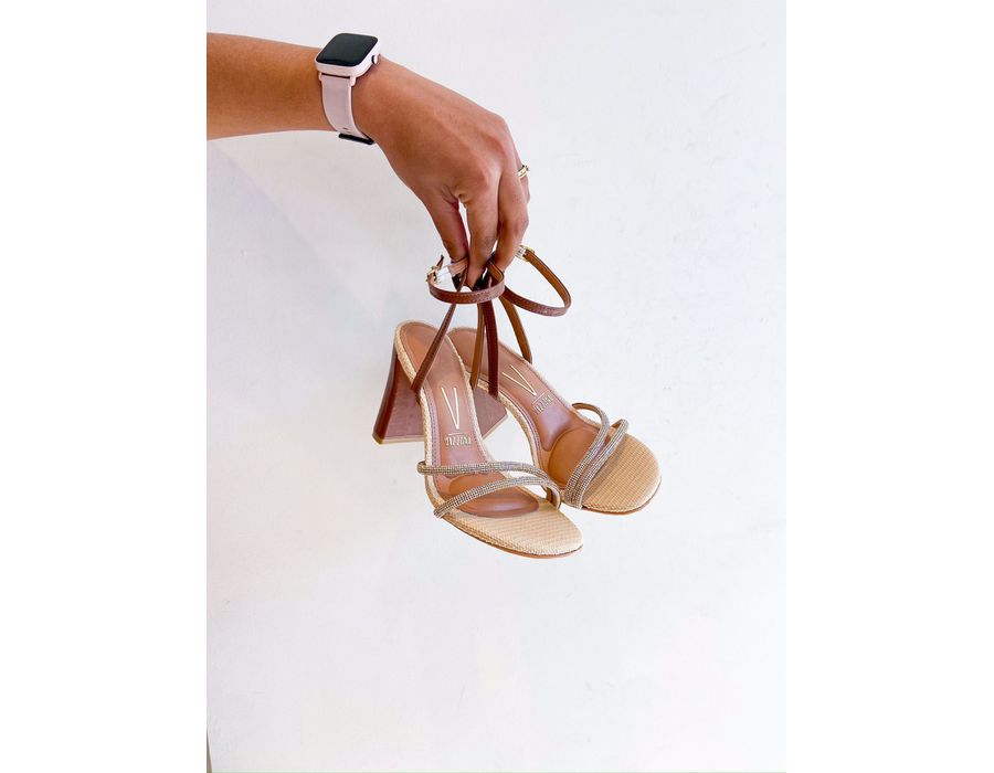 Sandalia Yorrana MARROM - 0008090010 - Morena Brasil Shoes