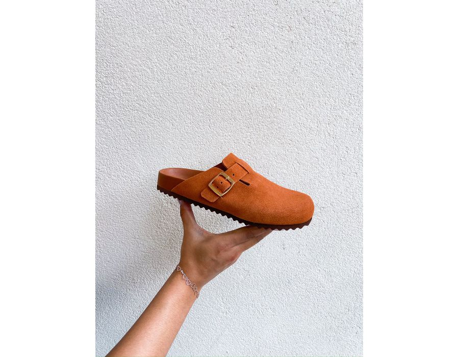 Mule Mavie TERRACOTA - 0008030029 - Morena Brasil Shoes