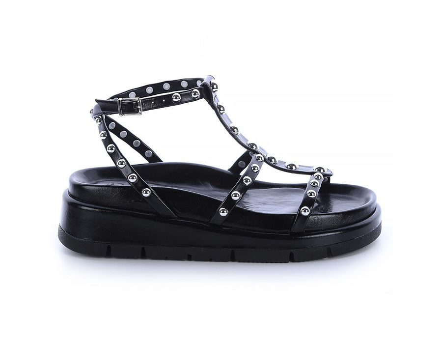 Papete Luka PRETO - 0008660001 - Morena Brasil Shoes
