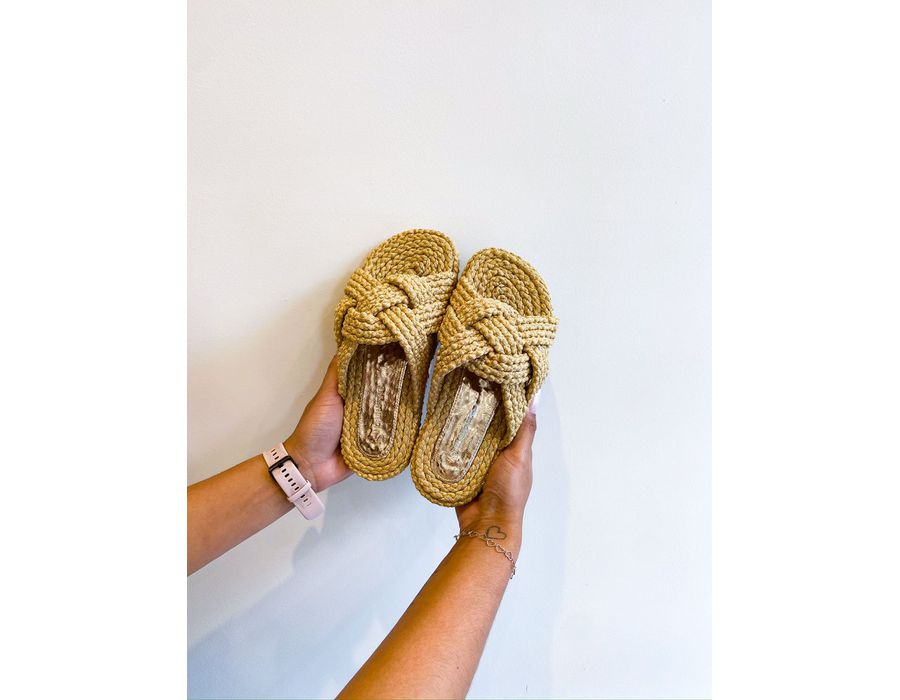 Flat Naomi DOURADO - 0006000012 - Morena Brasil Shoes