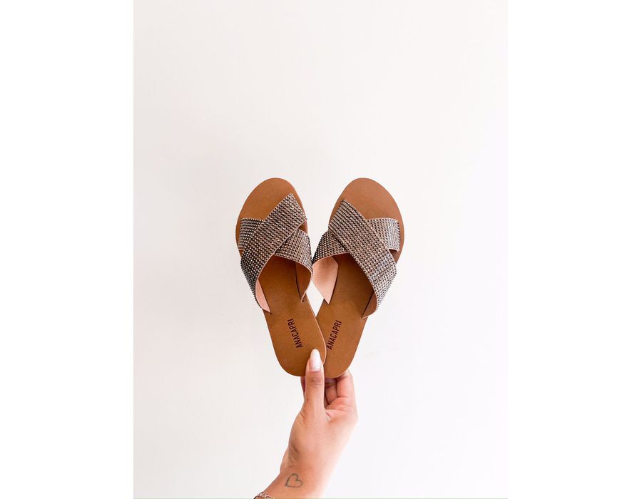 Rasteirinha Bia NUDE - 0008390025 - Morena Brasil Shoes