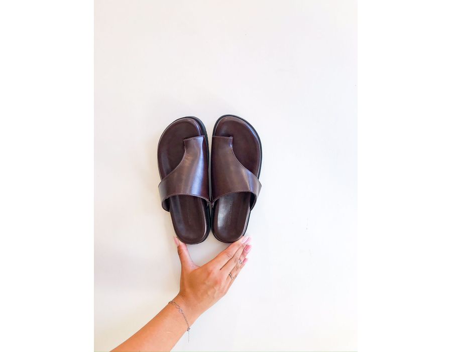 Flat Jady MARROM - 0008520010 - Morena Brasil Shoes