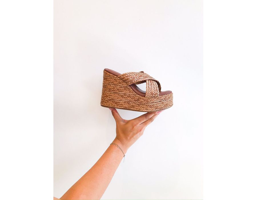 Tamanco Allana MARROM - 0008450010 - Morena Brasil Shoes