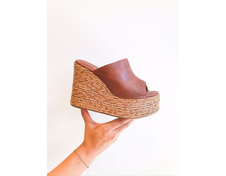 Tamanco Luara MARROM - 0008460010 - Morena Brasil Shoes