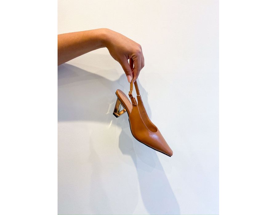 Scarpin Eva CARAMELO - 0008480011 - Morena Brasil Shoes