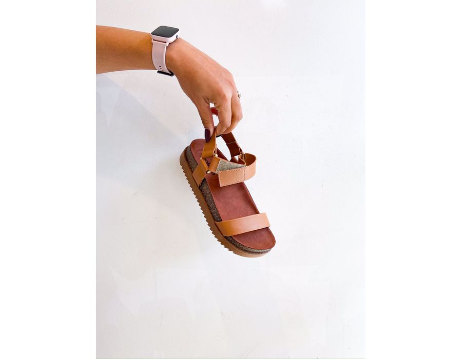 Papete Neli CARAMELO - 0007450011 - Morena Brasil Shoes