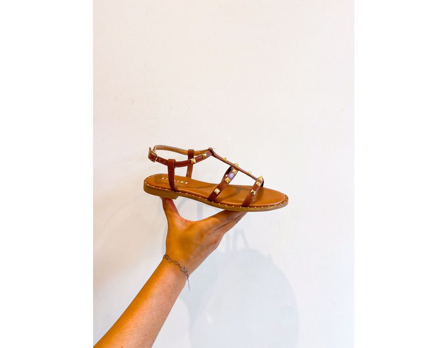 Sandalia Eloisa CARAMELO - 0008380011 - Morena Brasil Shoes