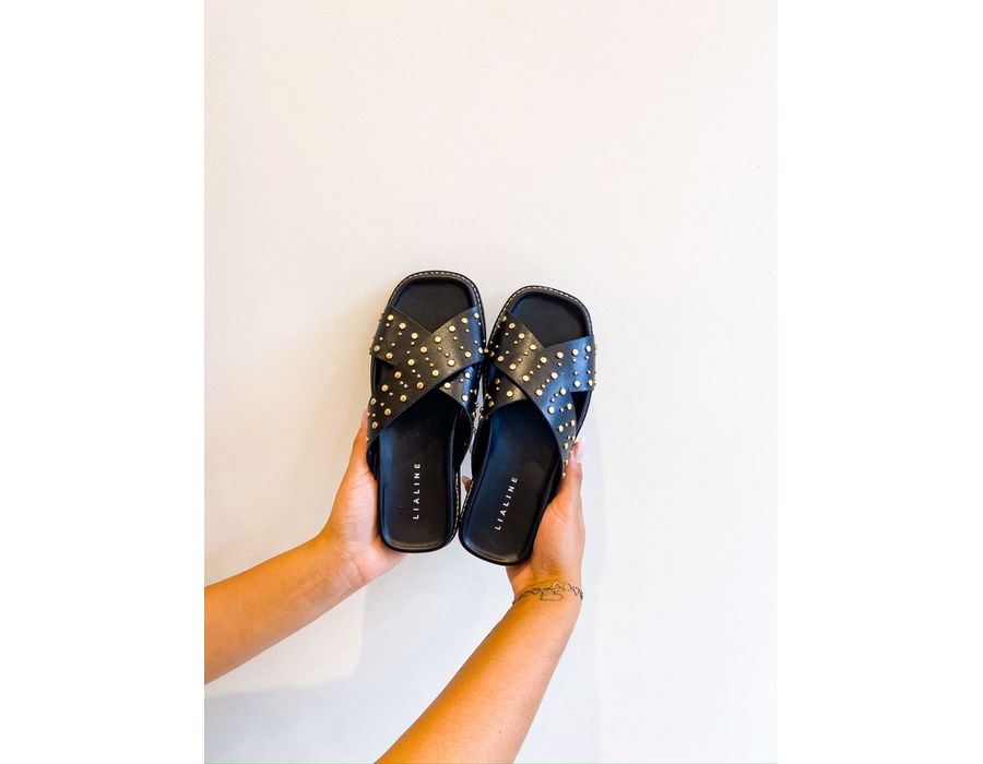 Flat Catarina PRETO - 0008410001 - Morena Brasil Shoes