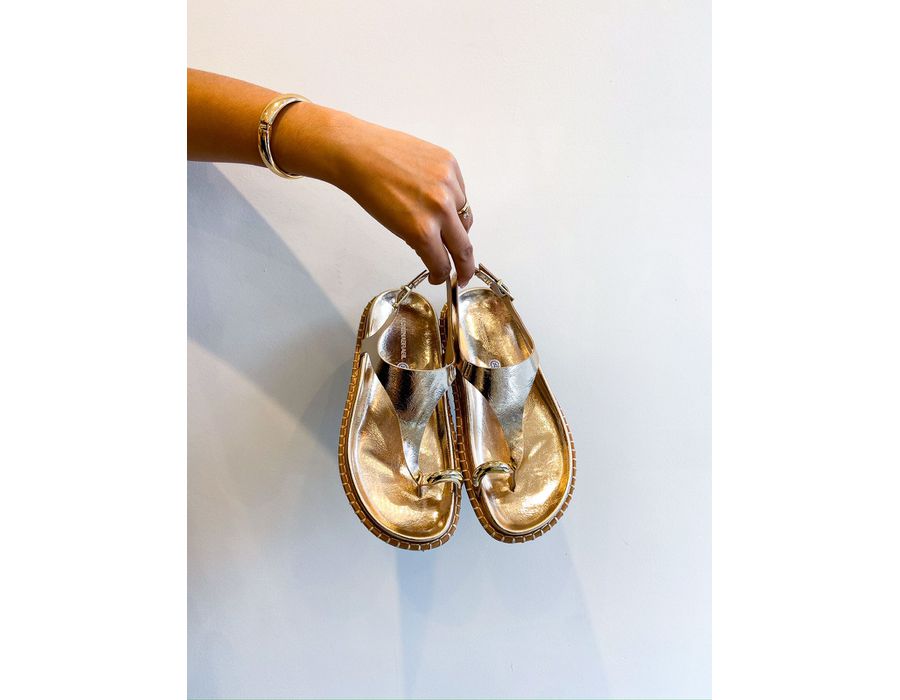 Papete Alicia DOURADO - 0008560012 - Morena Brasil Shoes