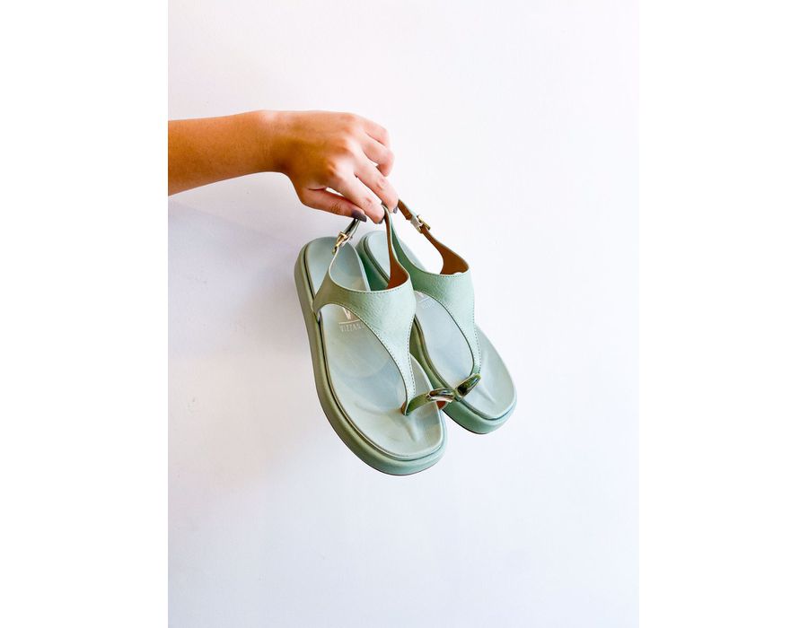 Papete Vasti VERDE MENTA - 0009040037 - Morena Brasil Shoes