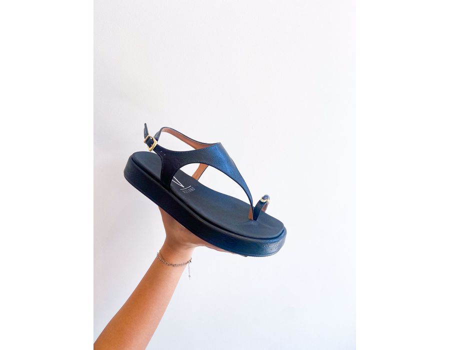 Papete Vasti PRETO - 0009040001 - Morena Brasil Shoes